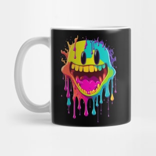 happy dripping face Mug